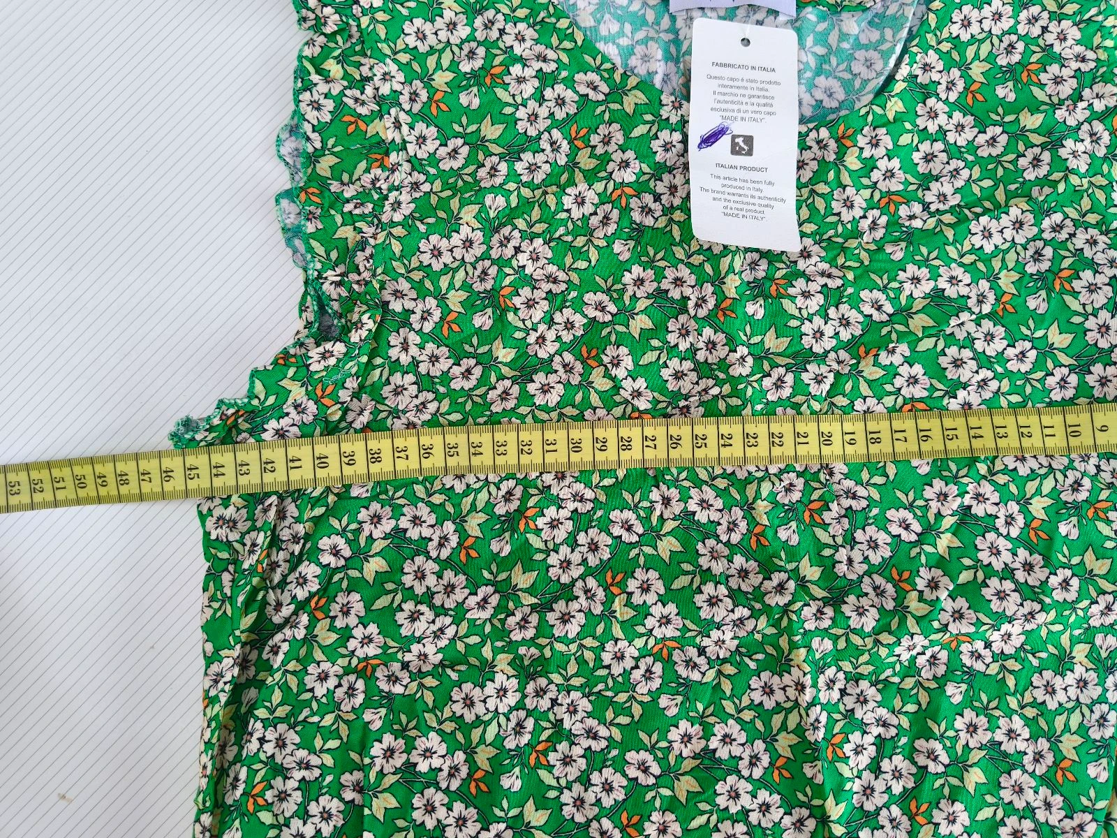 Groene blouse met bloemenprint – photo 6